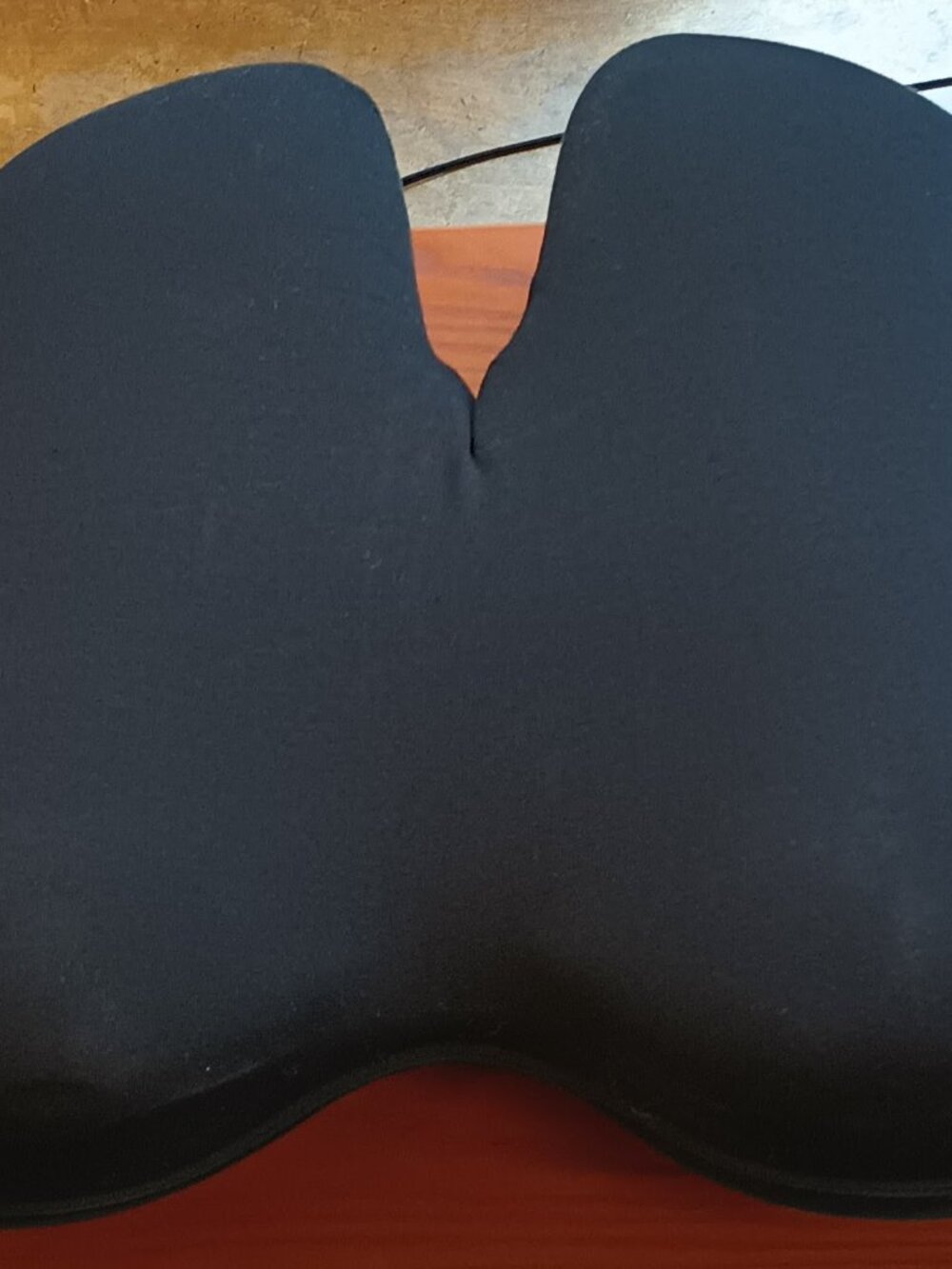 Cushion Lab Extra Dense Lumbar Pillow Black Ergonomic Back Support Cushion